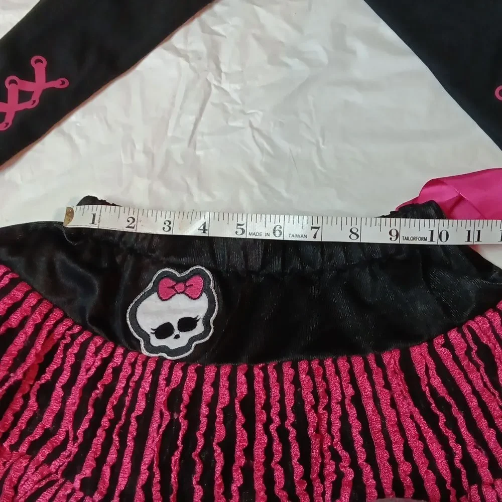 Monster High Pink and Black Costume Set One Size